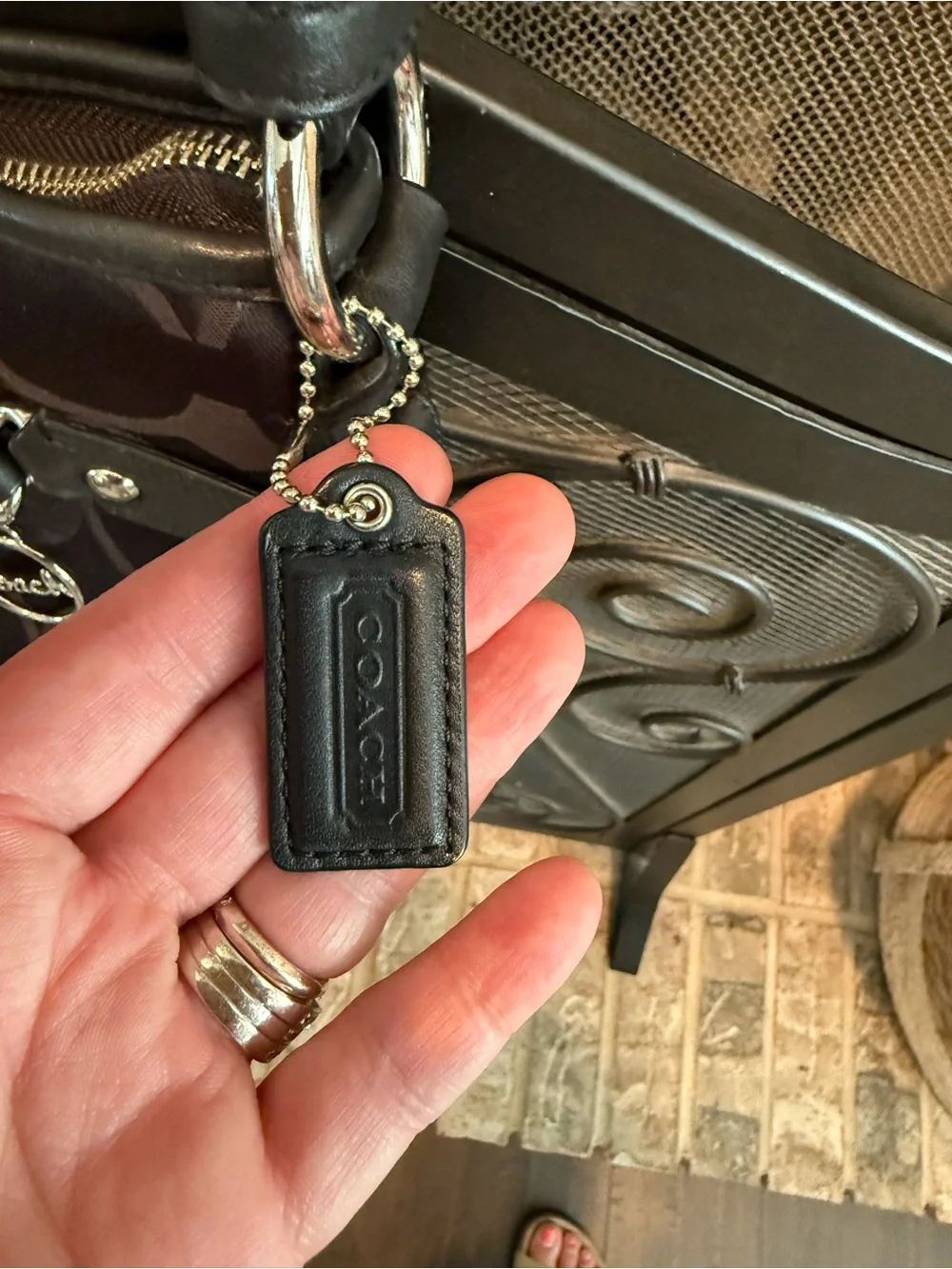 Coach Vintage crossbody bag in black, EUC
